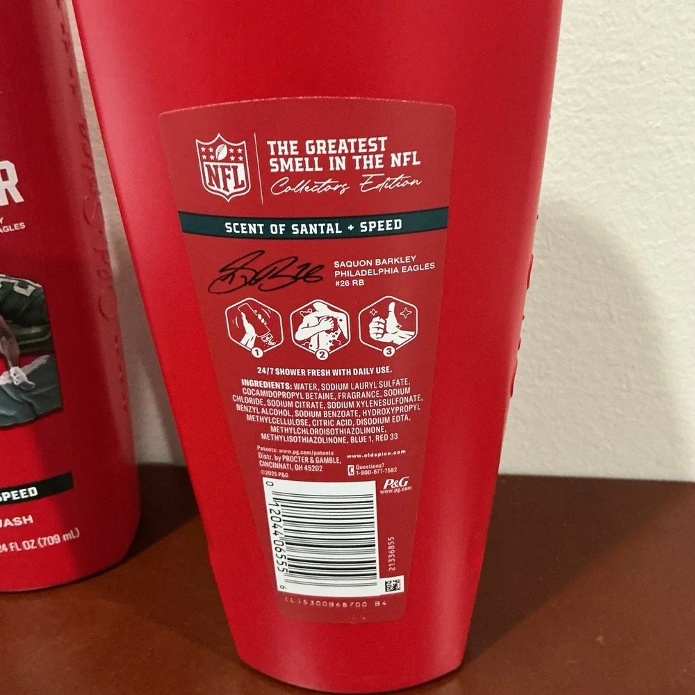 2 Pack Old Spice‎ Saquon Soar Body Wash Santal + Speed 24oz
